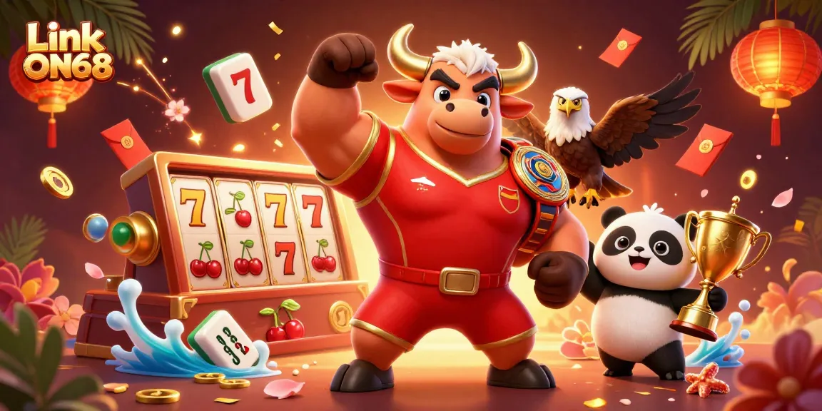Experience thrilling wins with Link ON68 featuring vibrant casino heroes and dynamic game elements.