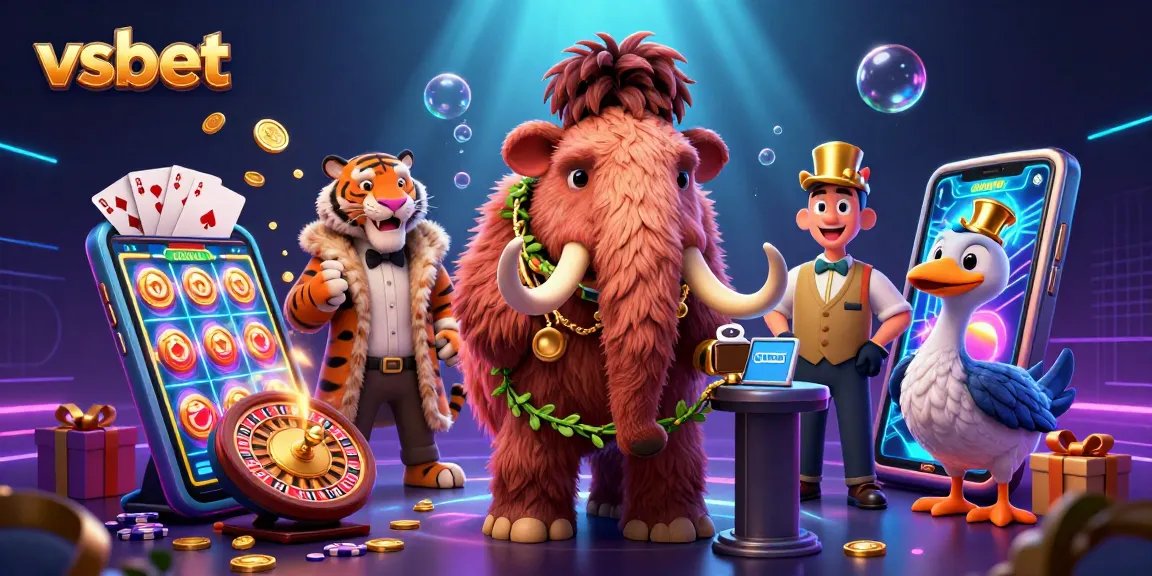 Experience high-stakes gaming at vsbet with immersive casino illustrations and thrilling characters.