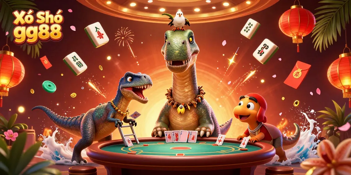 Engage with Xổ Số gg88 while enjoying a vibrant 3D casino scene filled with exciting game elements.