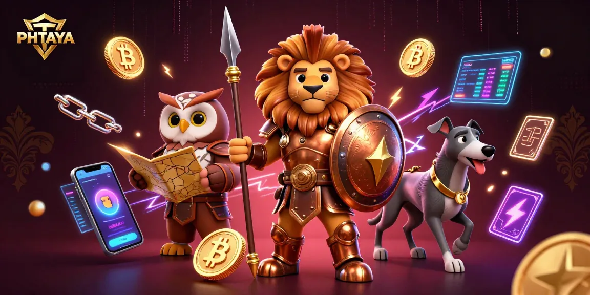 PHTAYA offers an engaging betting environment showcasing unique 3D illustration with key game elements.